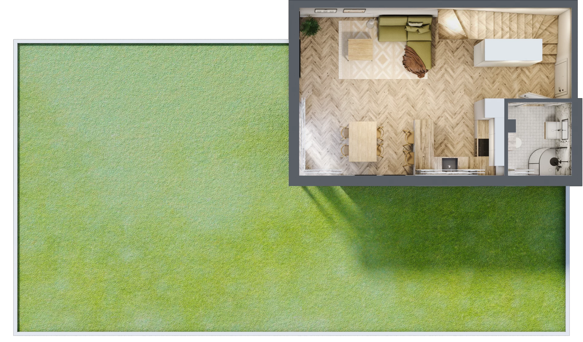 Dom 92,27 m², oferta nr 3B.1, Wawer Park, Warszawa, Wawer, Aleksandrów, ul. Zagórzańska 52