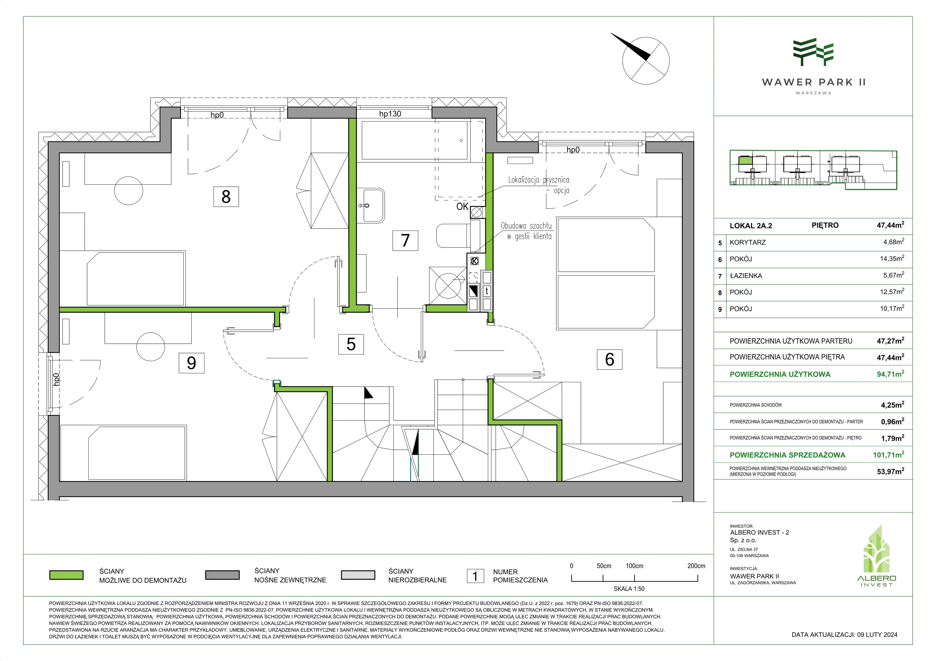 Dom 101,71 m², oferta nr 2A.2, Wawer Park, Warszawa, Wawer, Aleksandrów, ul. Zagórzańska 52