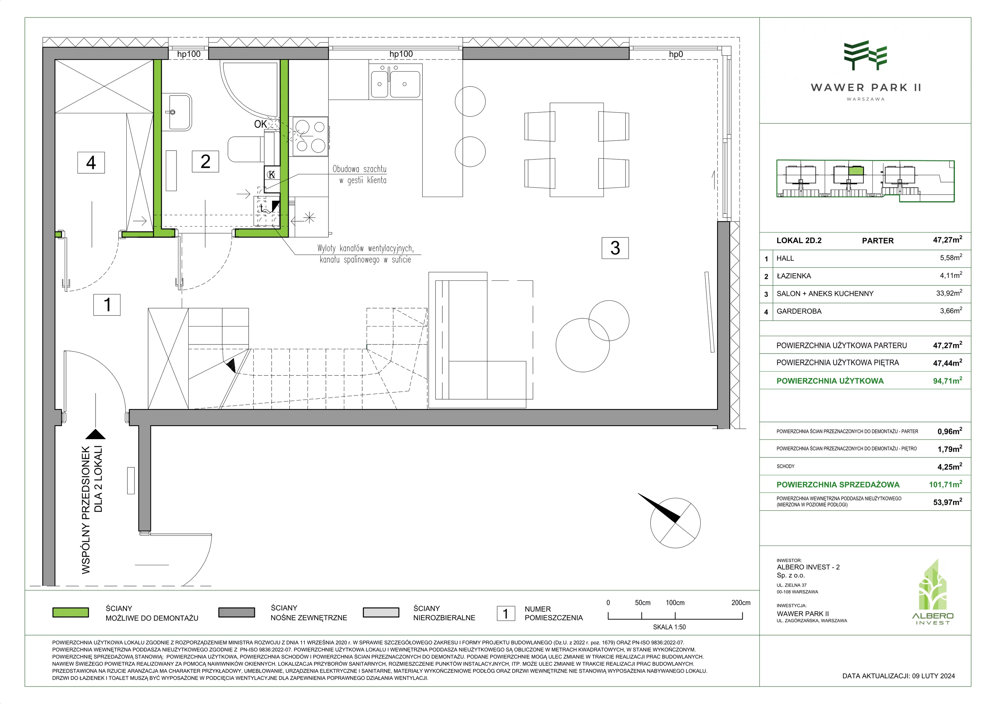 Dom 101,71 m², oferta nr 2D.2, Wawer Park, Warszawa, Wawer, Aleksandrów, ul. Zagórzańska 52