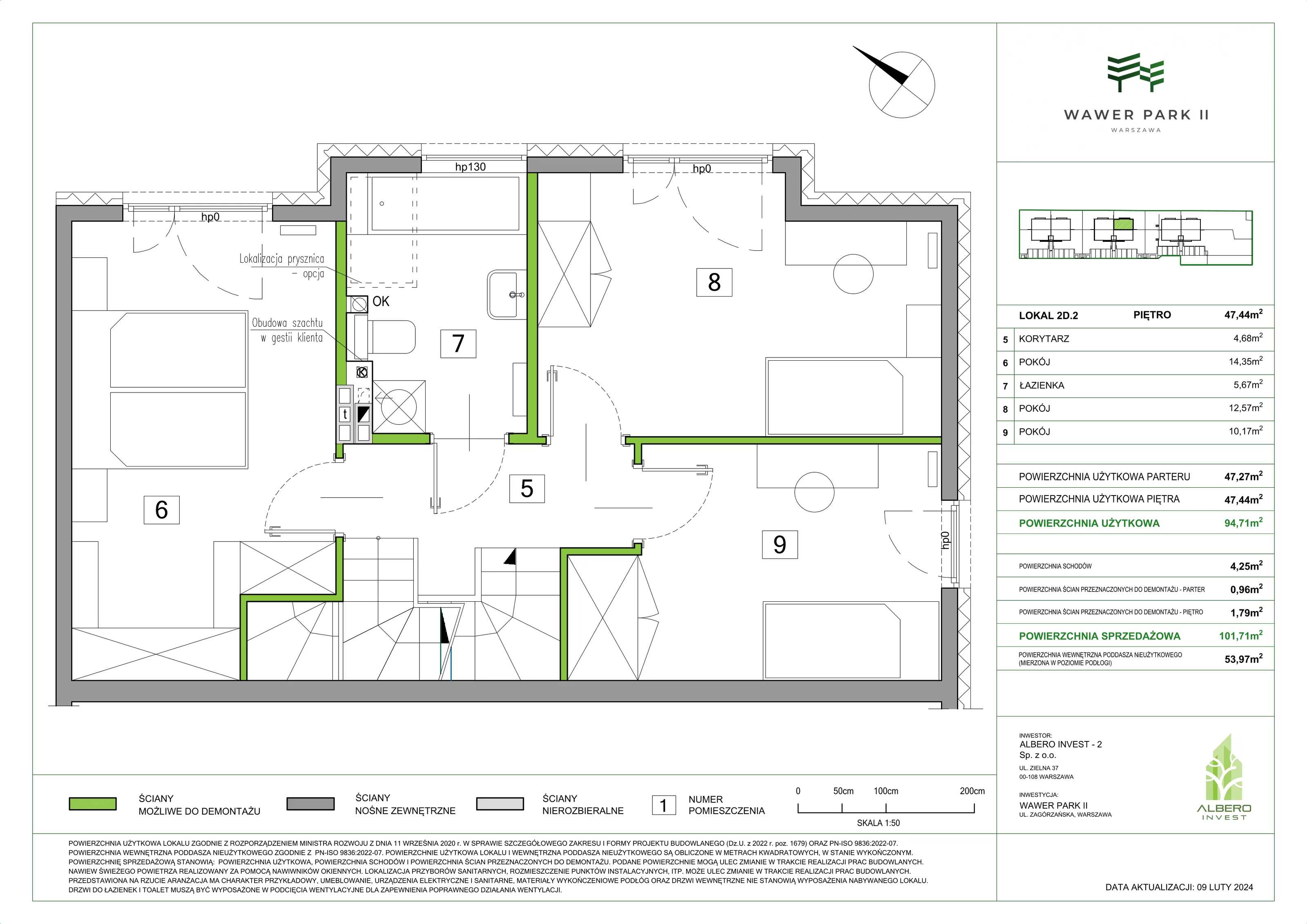 Dom 101,71 m², oferta nr 2D.2, Wawer Park, Warszawa, Wawer, Aleksandrów, ul. Zagórzańska 52