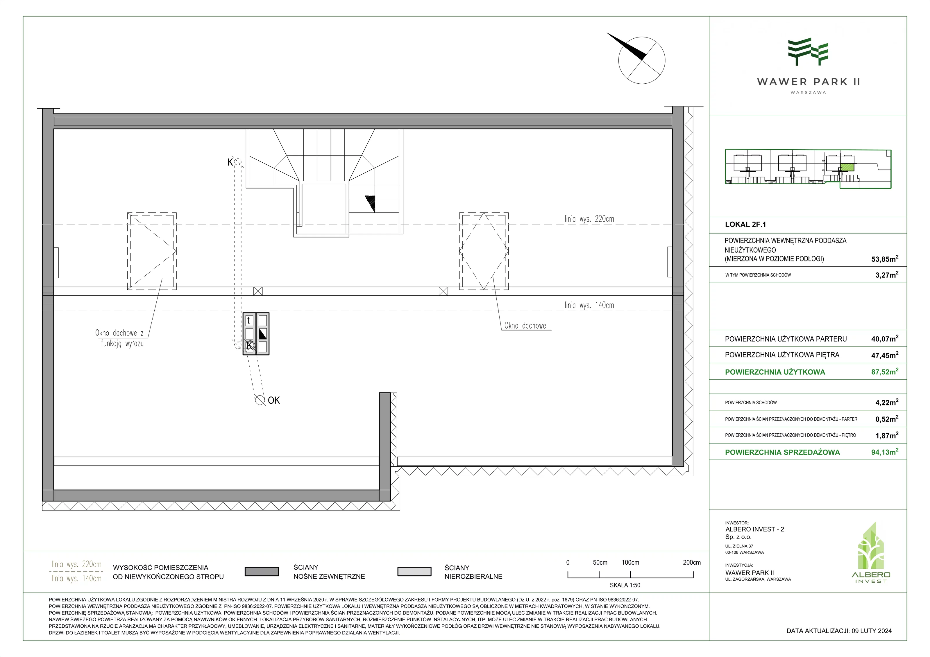 Dom 94,13 m², oferta nr 2F.1, Wawer Park, Warszawa, Wawer, Aleksandrów, ul. Zagórzańska 52