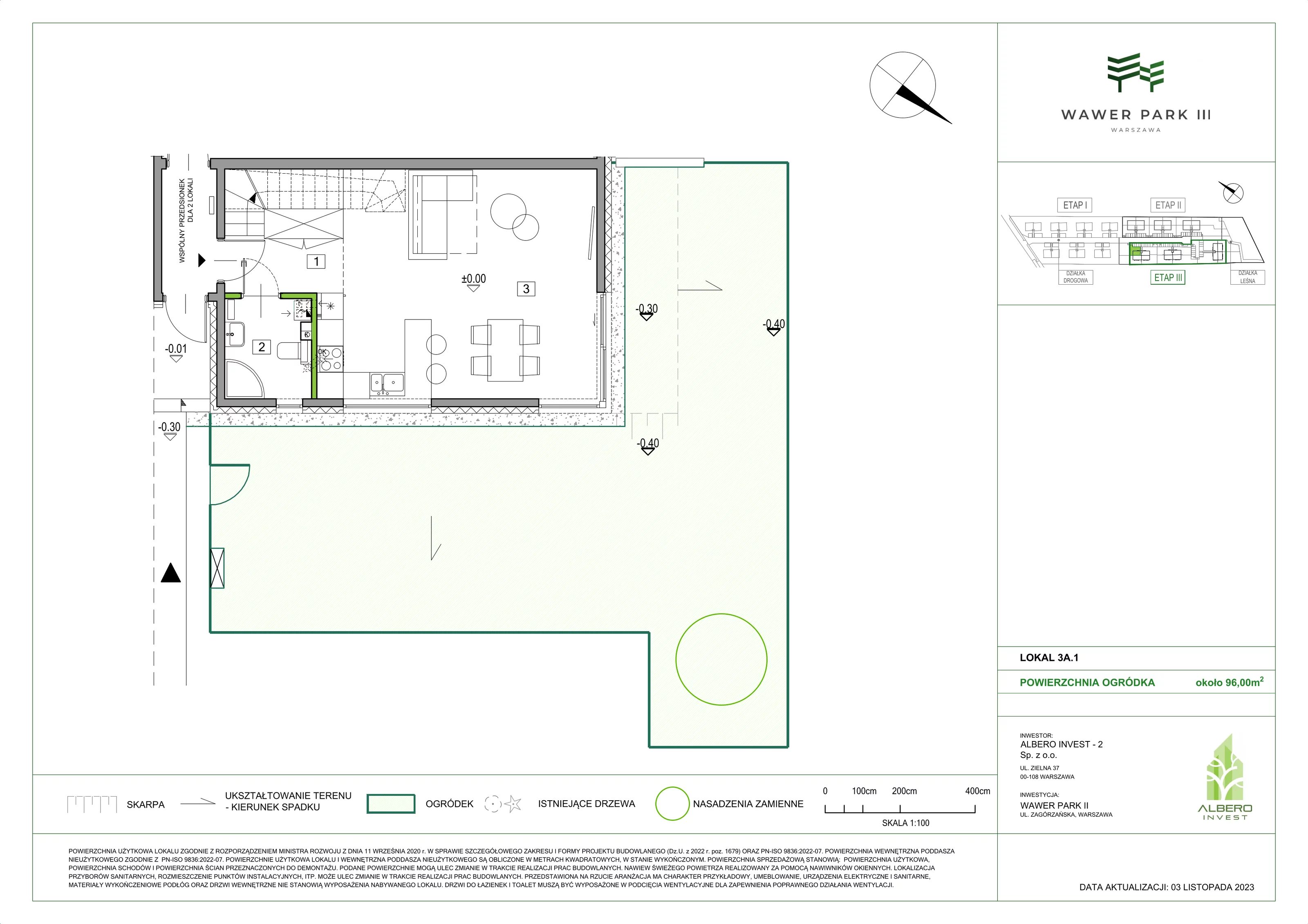 Dom 94,13 m², oferta nr 3A.1, Wawer Park, Warszawa, Wawer, Aleksandrów, ul. Zagórzańska 52