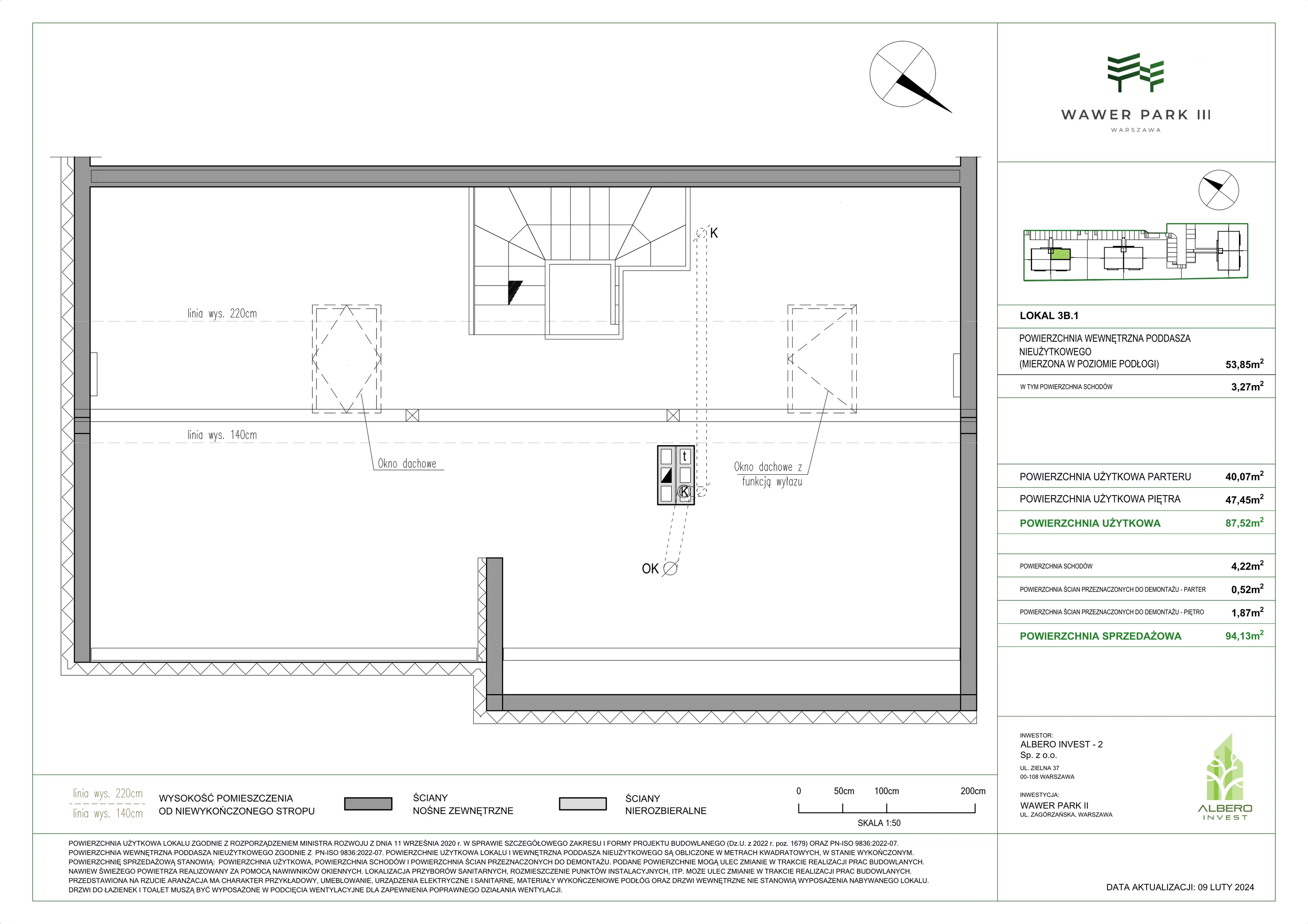 Dom 94,13 m², oferta nr 3B.1, Wawer Park, Warszawa, Wawer, Aleksandrów, ul. Zagórzańska 52