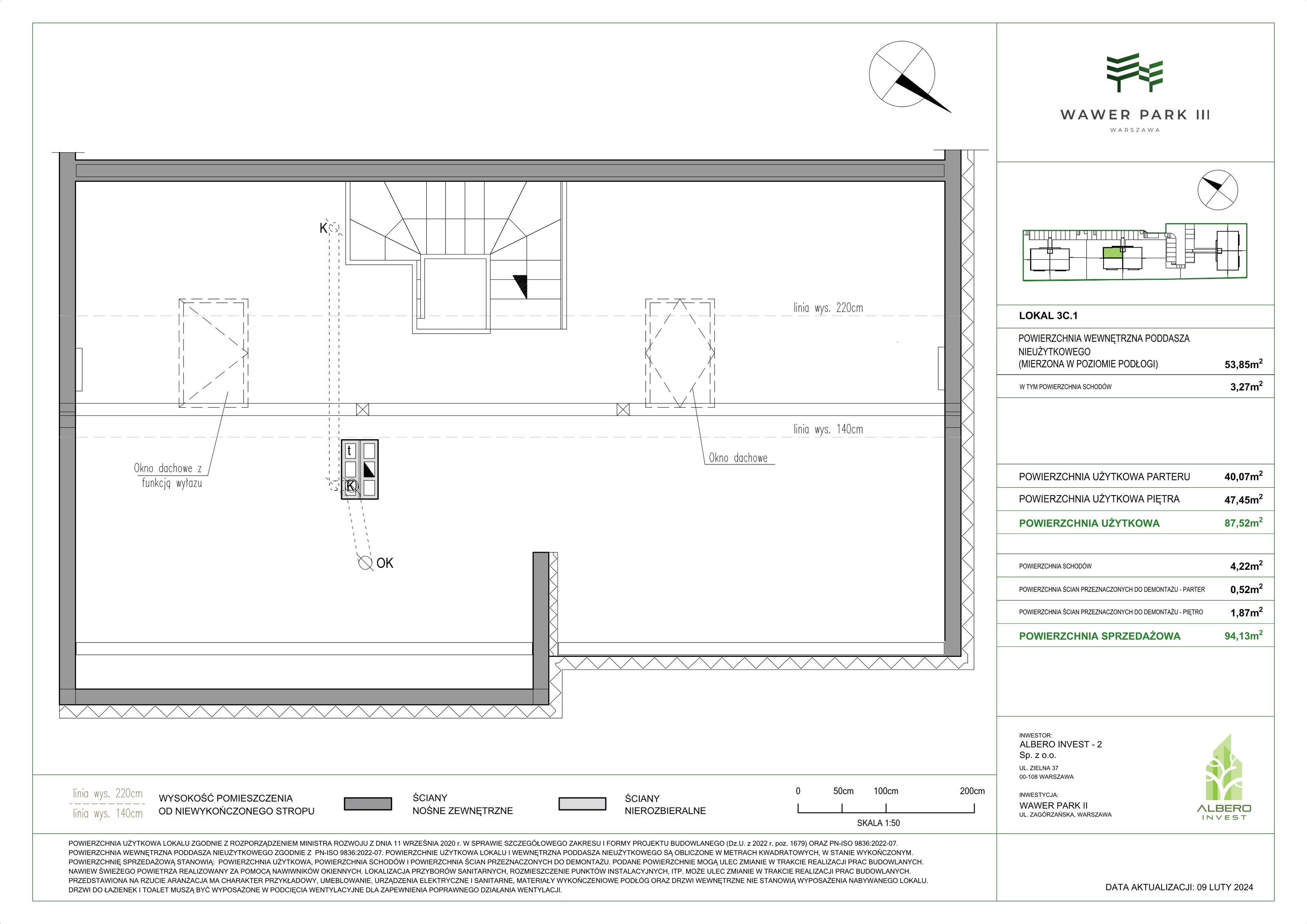 Dom 94,13 m², oferta nr 3C.1, Wawer Park, Warszawa, Wawer, Aleksandrów, ul. Zagórzańska 52