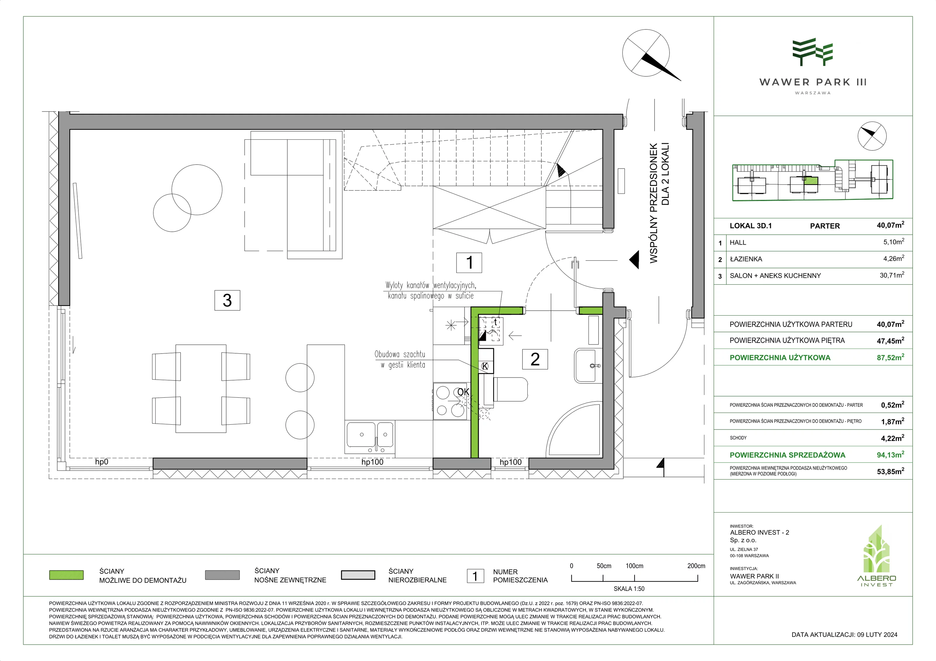 Dom 94,13 m², oferta nr 3D.1, Wawer Park, Warszawa, Wawer, Aleksandrów, ul. Zagórzańska 52