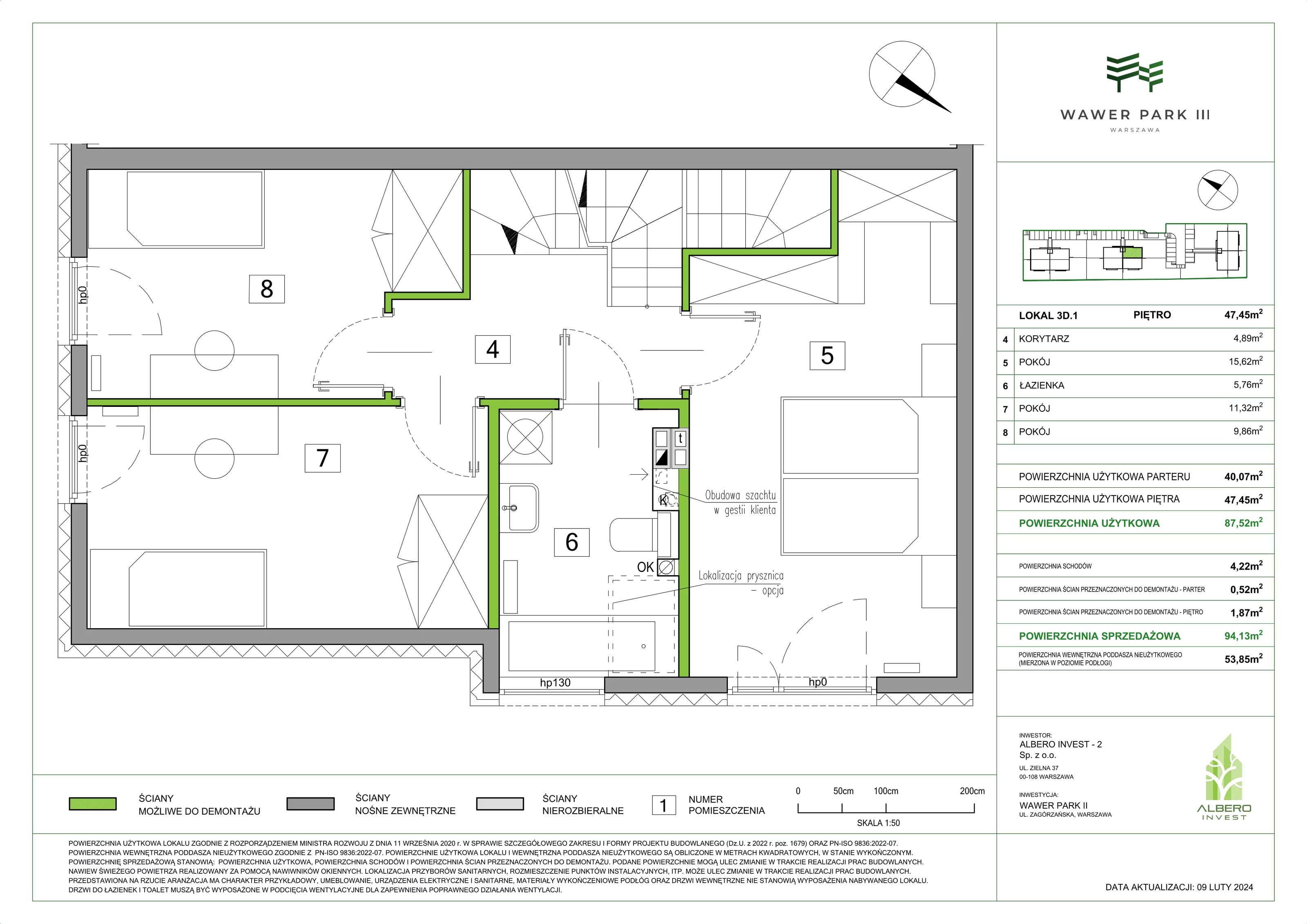 Dom 94,13 m², oferta nr 3D.1, Wawer Park, Warszawa, Wawer, Aleksandrów, ul. Zagórzańska 52