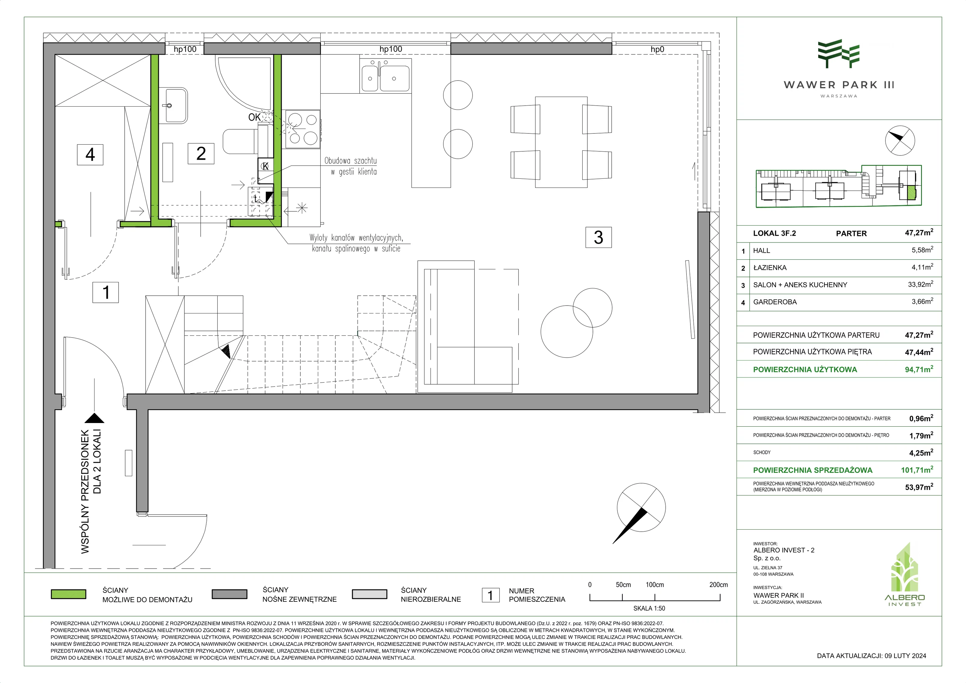 Dom 101,71 m², oferta nr 3F.2, Wawer Park, Warszawa, Wawer, Aleksandrów, ul. Zagórzańska 52