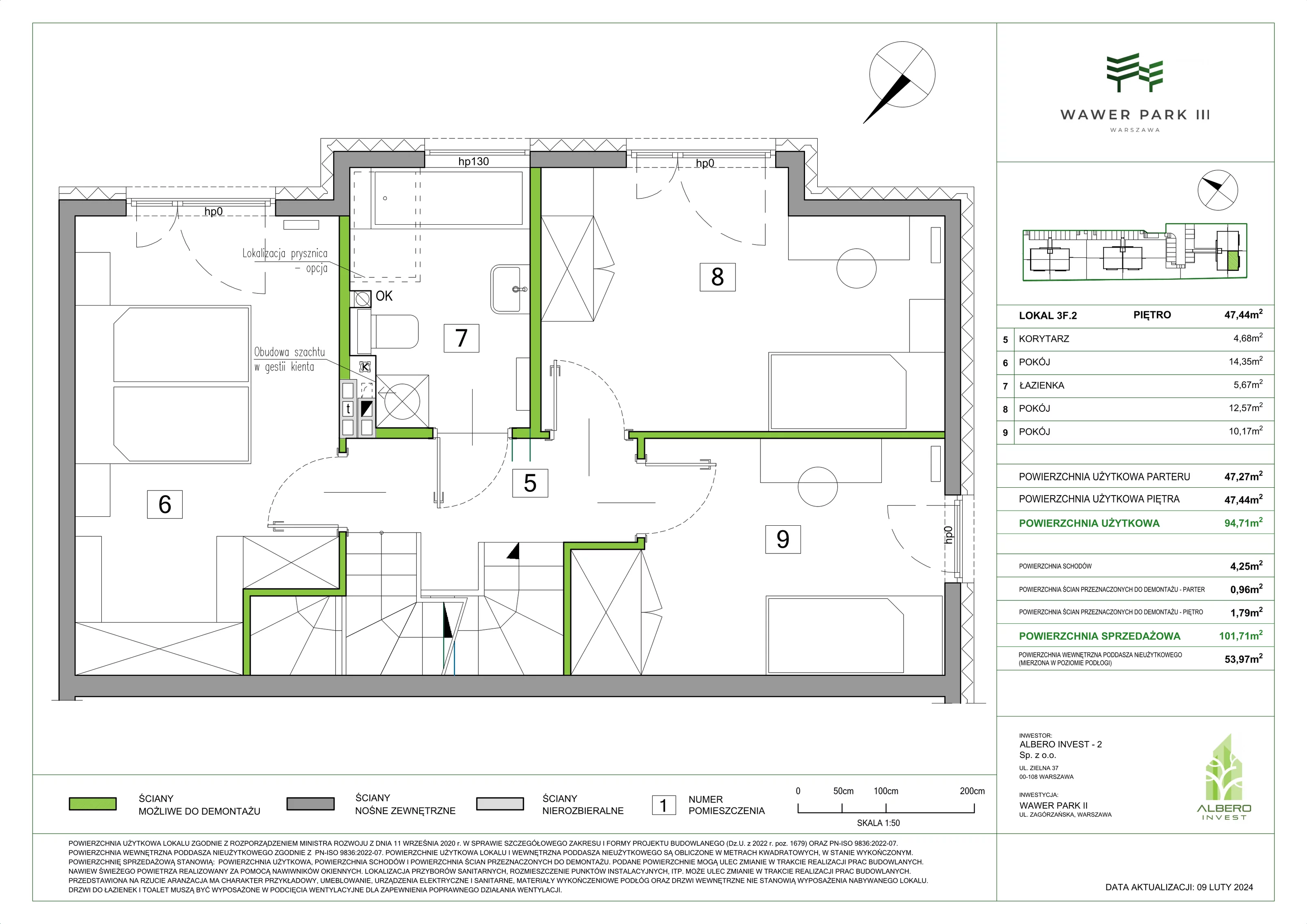 Dom 101,71 m², oferta nr 3F.2, Wawer Park, Warszawa, Wawer, Aleksandrów, ul. Zagórzańska 52