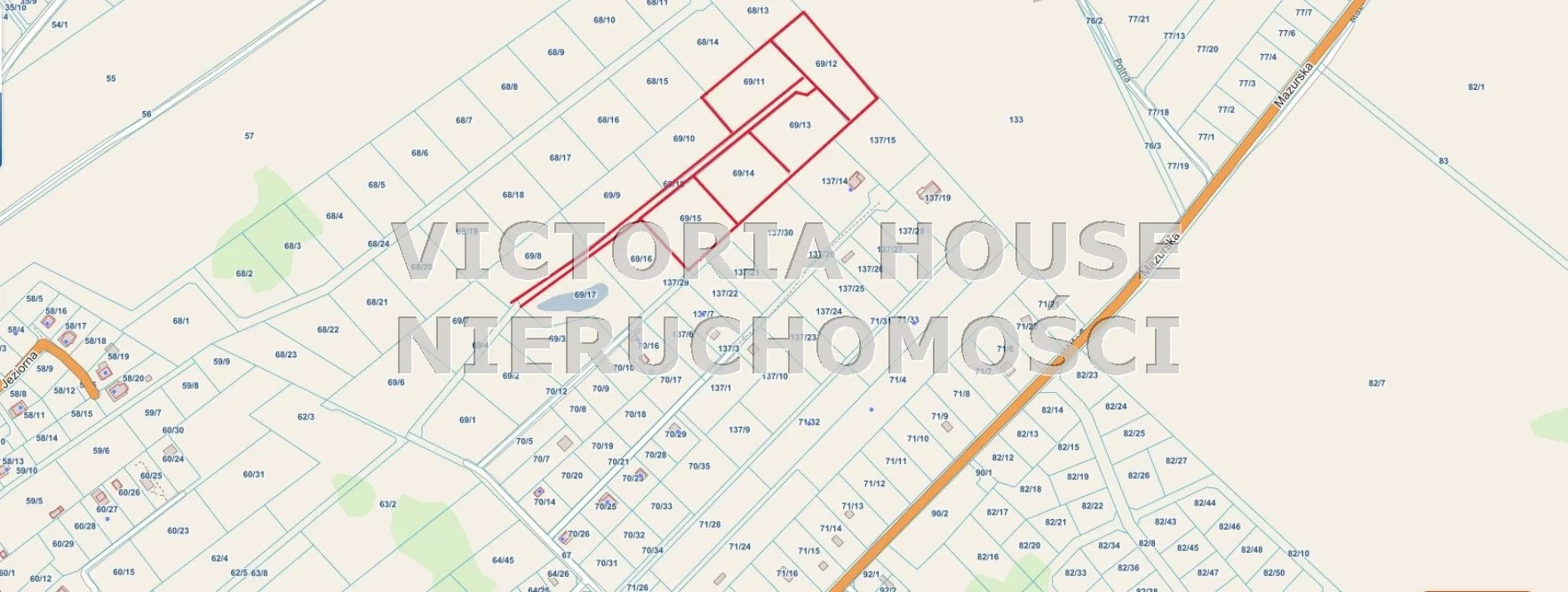 Działka 3 000,00 m², oferta nr , VIC-GS-1082, Ełk