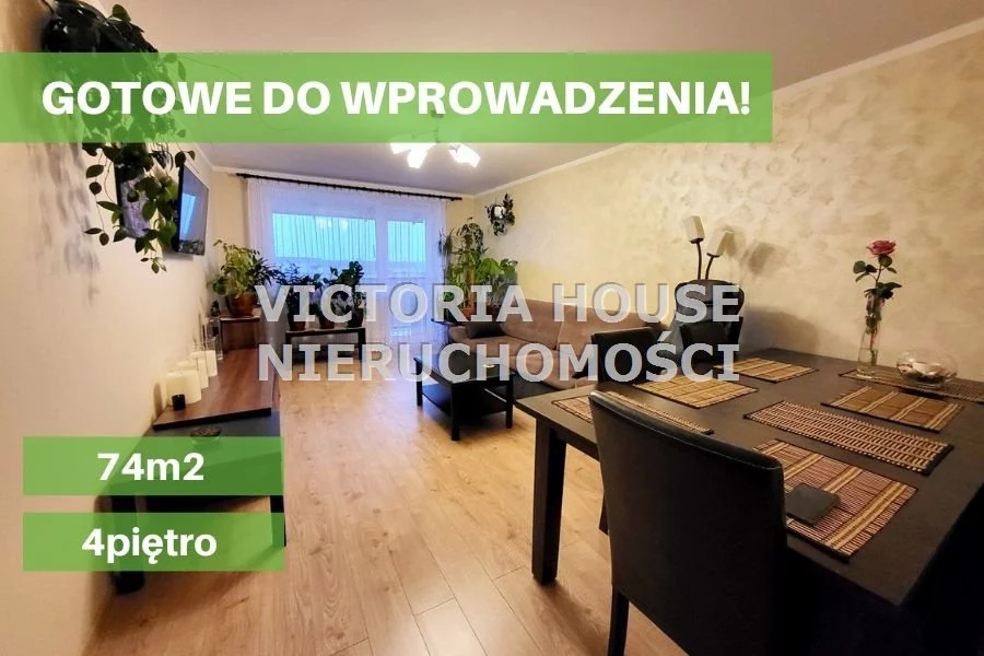 Mieszkanie czteropokojowe 74,00 m², Ełk, Sprzedaż