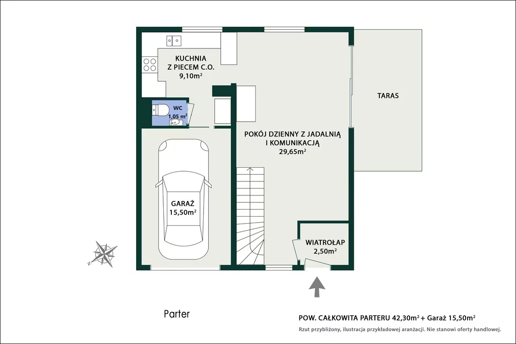 Dom 110,35 m², oferta nr , 327/14727/ODS, Borowa Góra, Długa