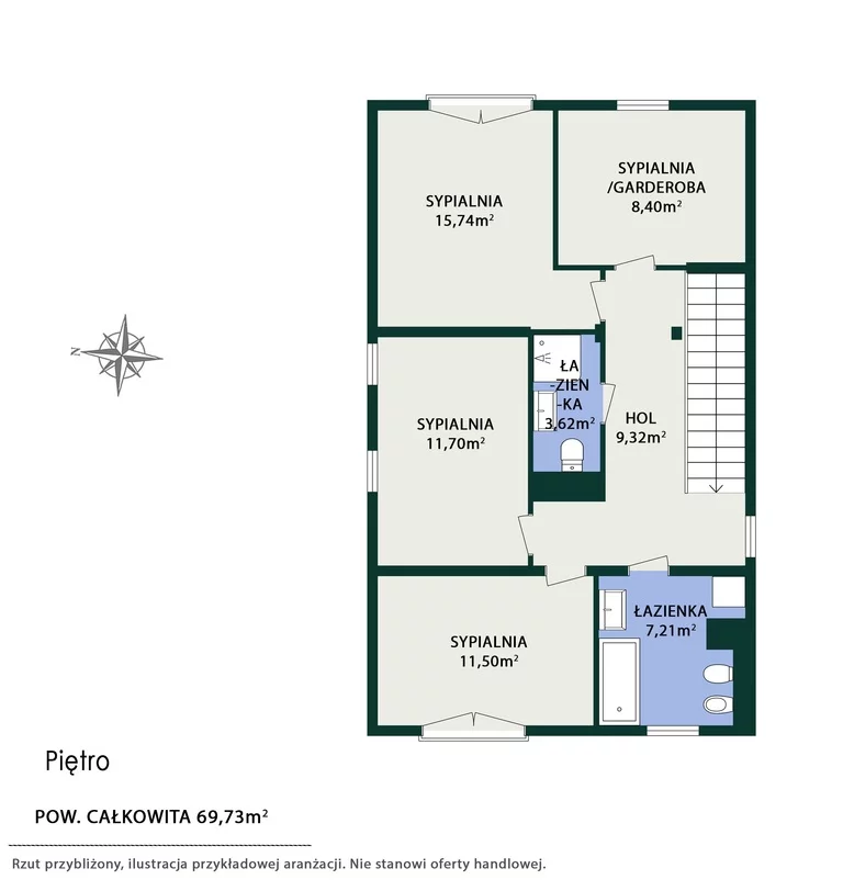 Dom 184,17 m², oferta nr , 452/14727/ODS, Warszawa, Białołęka, Białołęka, Herakliusza Billewicza