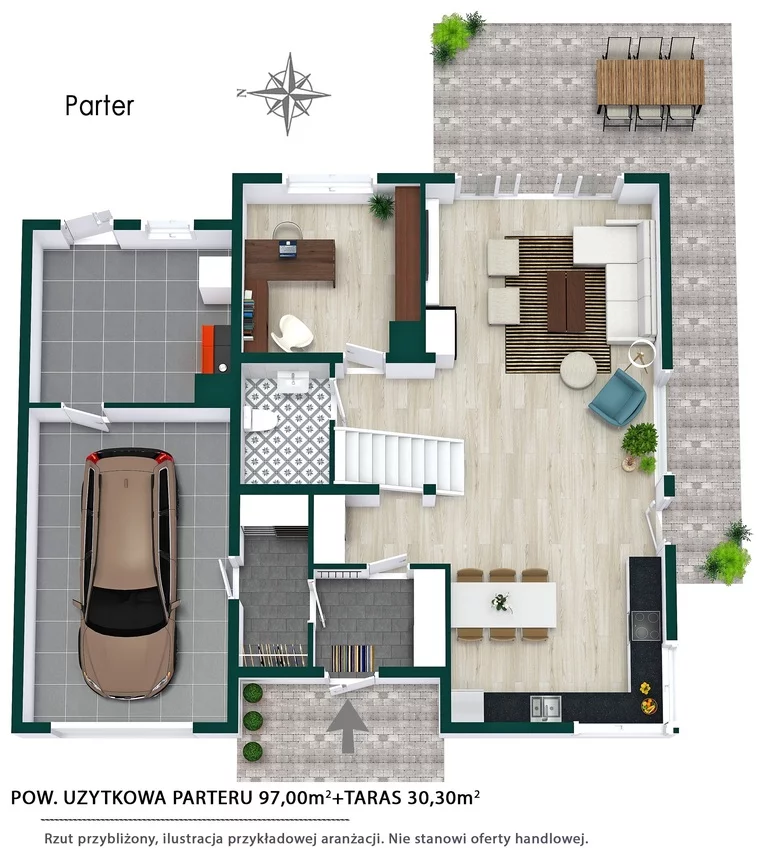 Dom 177,20 m², oferta nr , 453/14727/ODS, Mokre, 15 Sierpnia