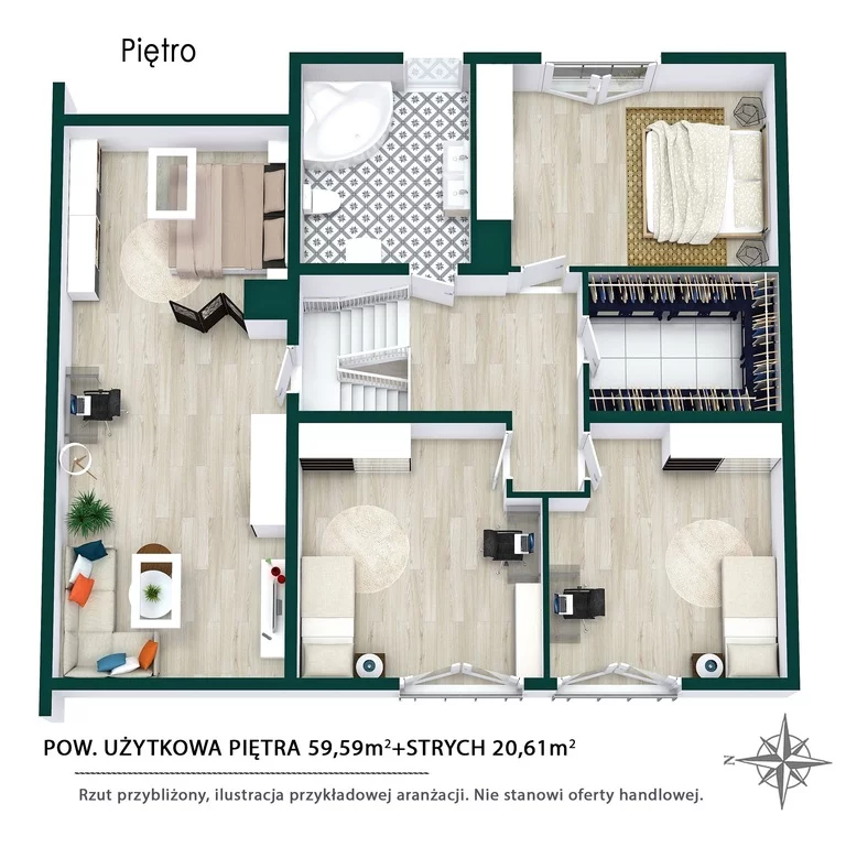 Dom 177,20 m², oferta nr , 453/14727/ODS, Mokre, 15 Sierpnia