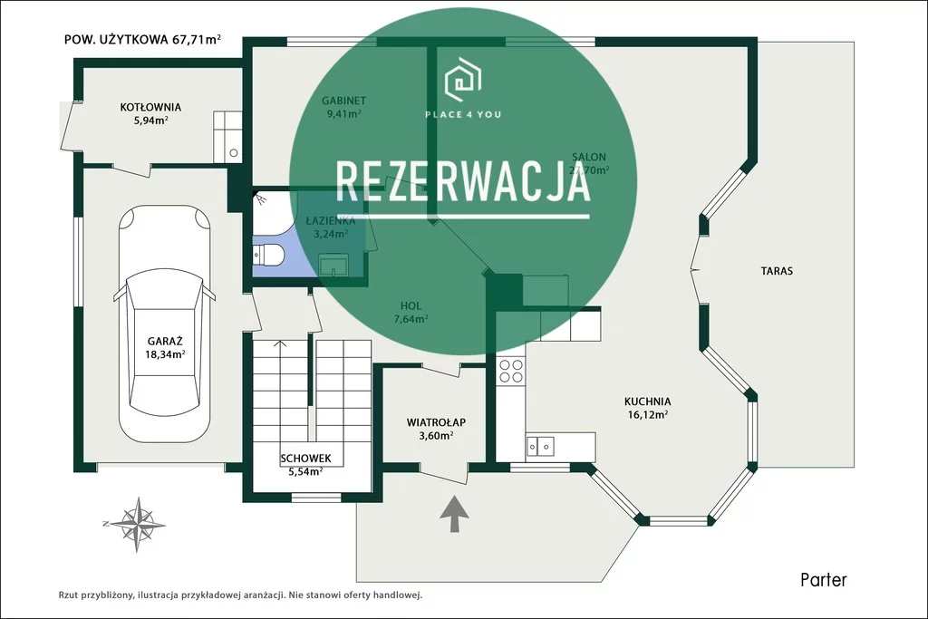 Dom 198,00 m², oferta nr , 411/14727/ODS, Niegów, Handlowa