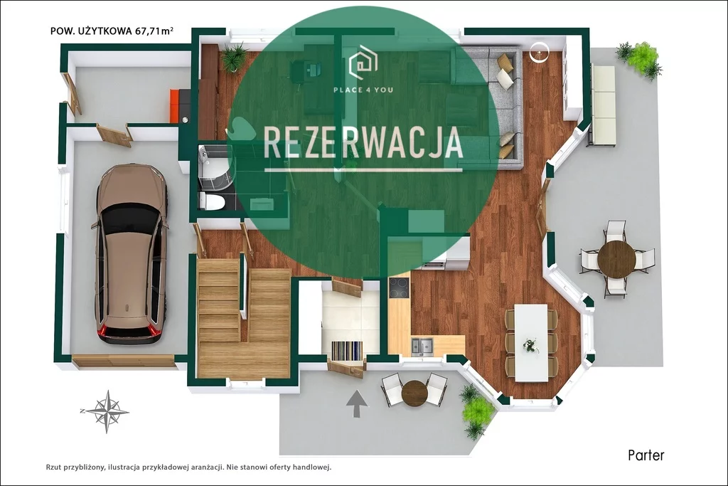Dom 198,00 m², oferta nr , 411/14727/ODS, Niegów, Handlowa