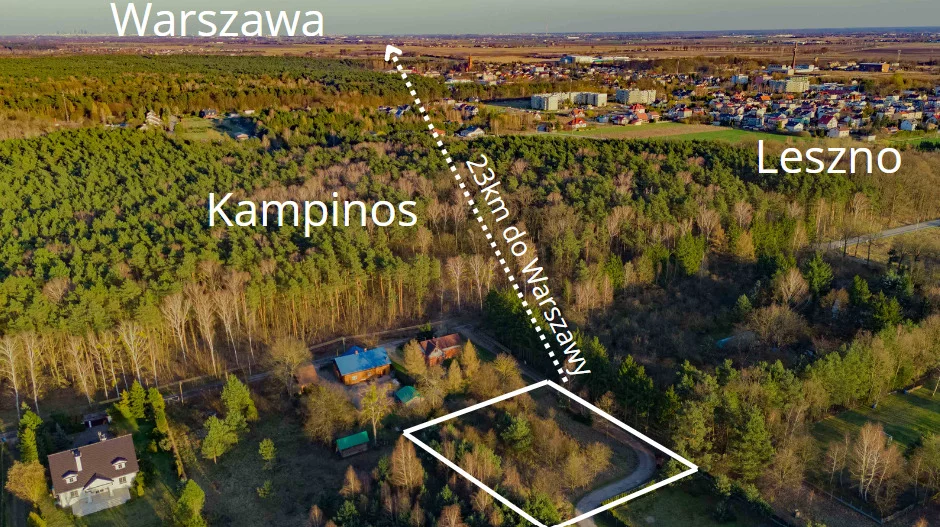 Działka 1 624,00 m², Marianów, Sprzedaż