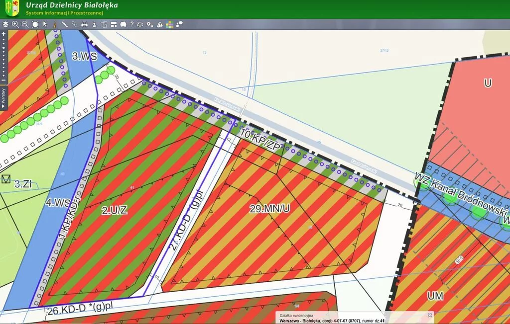 Działka 10 771,00 m², oferta nr , 189/14727/OGS, Warszawa, Białołęka, Białołęka, Piasta Kołodzieja