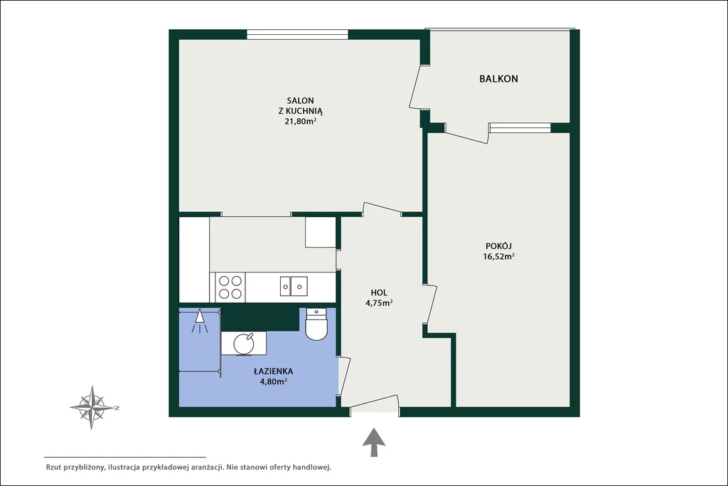 2 pokoje, apartament 44,88 m², piętro 2, oferta nr , 1302/14727/OMS, Warszawa, Białołęka, Białołęka, Aluzyjna