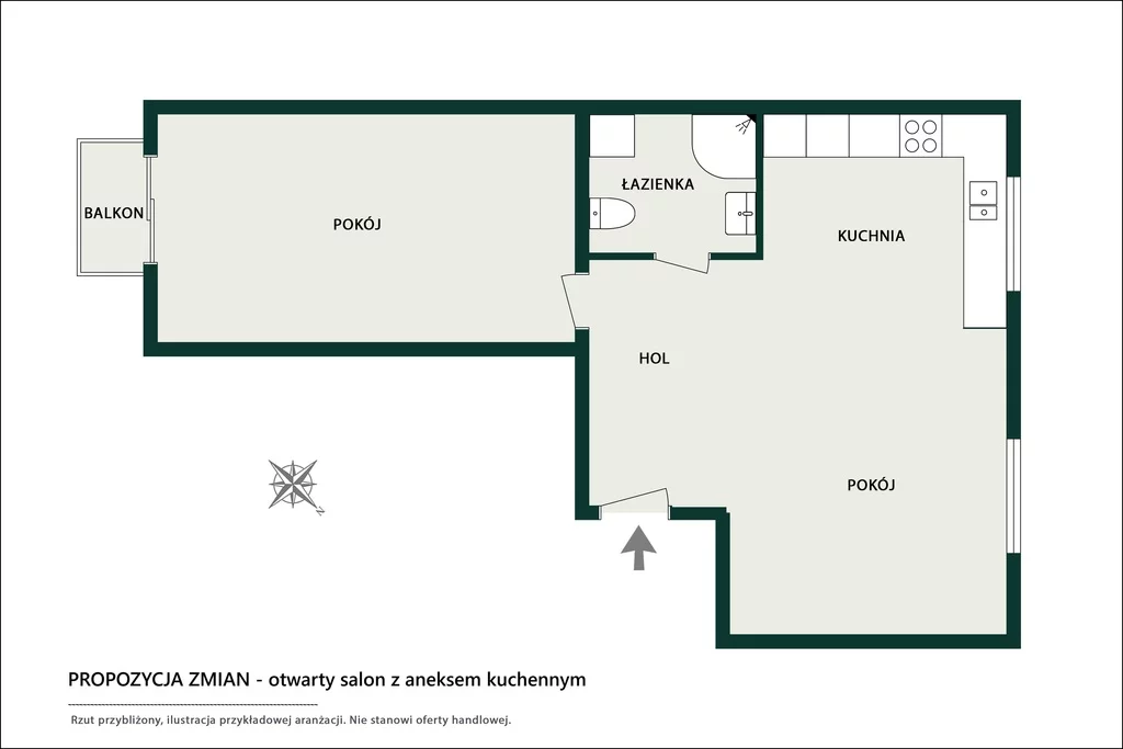 2 pokoje, mieszkanie 47,20 m², piętro 1, oferta nr , 1177/14727/OMS, Warszawa, Praga Północ, Praga Północ, Józefa Szanajcy