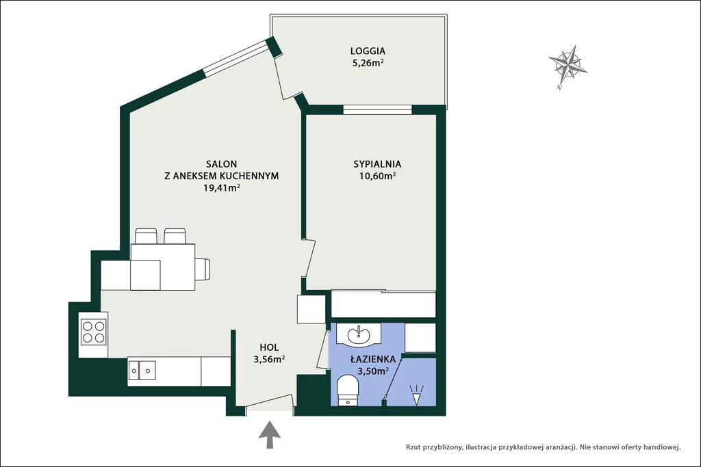 2 pokoje, apartament 36,90 m², piętro 4, oferta nr , 1158/14727/OMS, Warszawa, Wola, Wola, Skierniewicka