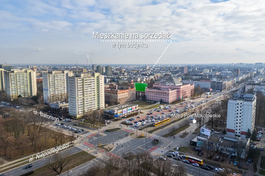 Mieszkanie trzypokojowe 67,54 m², Warszawa, Mokotów, Rakowiecka 22, Sprzedaż