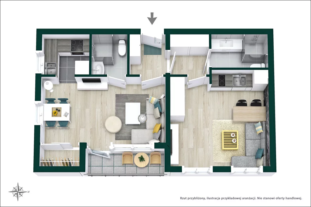 3 pokoje, mieszkanie 47,00 m², piętro 9, oferta nr , 1131/14727/OMS, Warszawa, Targówek, Targówek, Rembielińska