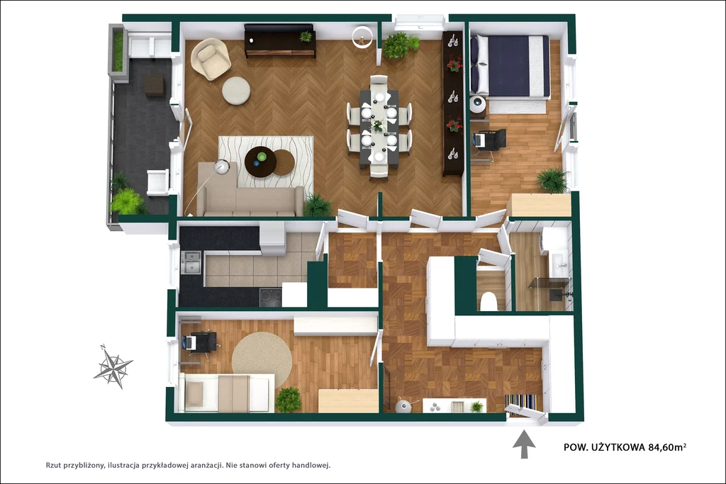 4 pokoje, mieszkanie 87,40 m², piętro 5, oferta nr , 1242/14727/OMS, Warszawa, Praga Południe, Praga Południe, Janusza Meissnera