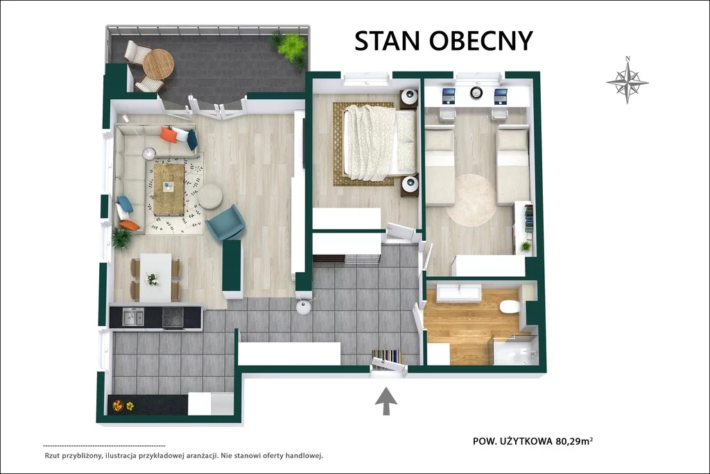 4 pokoje, apartament 80,29 m², piętro 4, oferta nr , 1289/14727/OMS, Piastów, Józefa Wybickiego