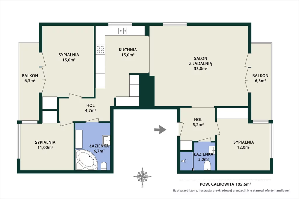 4 pokoje, apartament 108,00 m², piętro 2, oferta nr , 1307/14727/OMS, Warszawa, Białołęka, Białołęka, Szumiących Traw