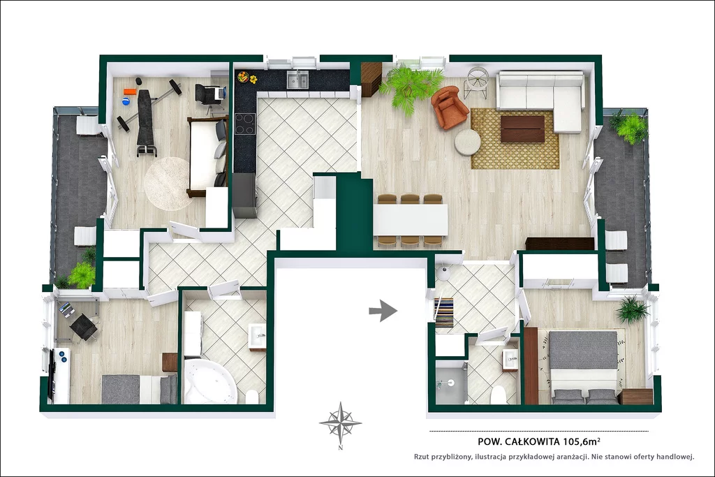 4 pokoje, apartament 108,00 m², piętro 2, oferta nr , 1307/14727/OMS, Warszawa, Białołęka, Białołęka, Szumiących Traw