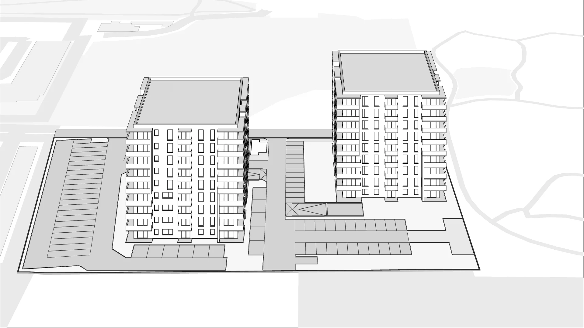 Wirtualna makieta 3D inwestycji Osiedle Łososiowa