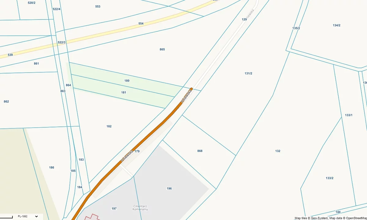 Działka 5 172,00 m², Lwówek, Pniewska, Sprzedaż