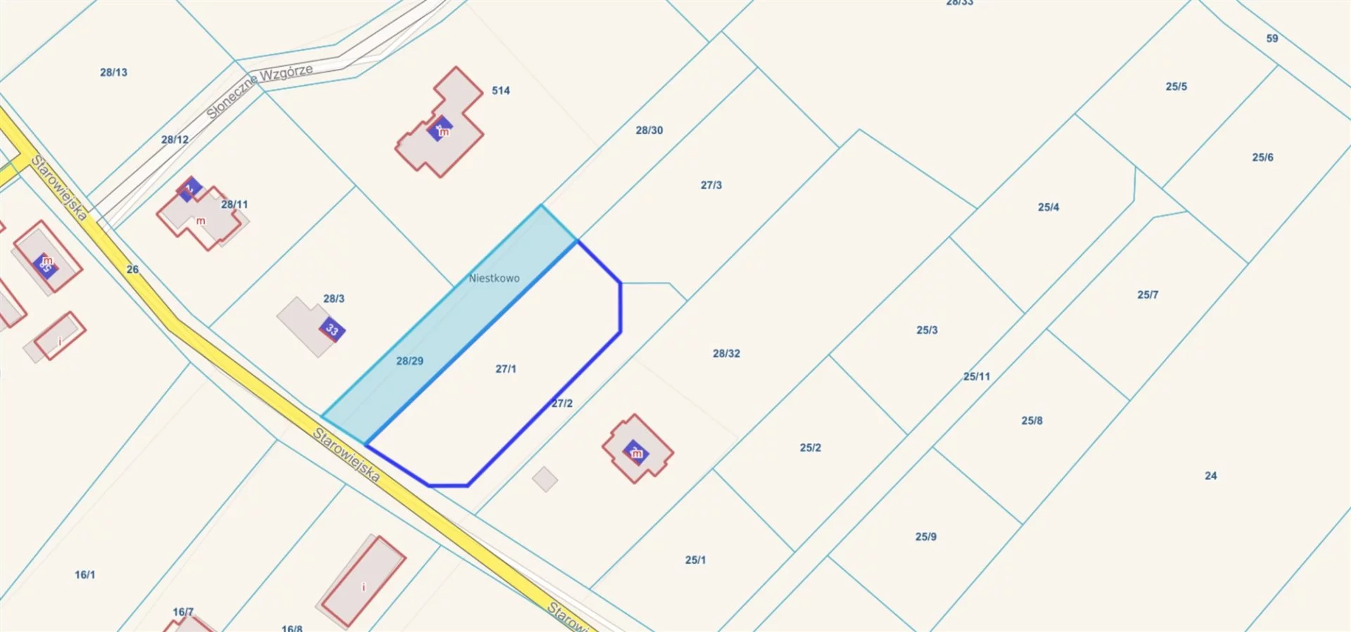 Działka 4 461,00 m², oferta nr , GRS-GS-2933, Ustka, Starowiejska
