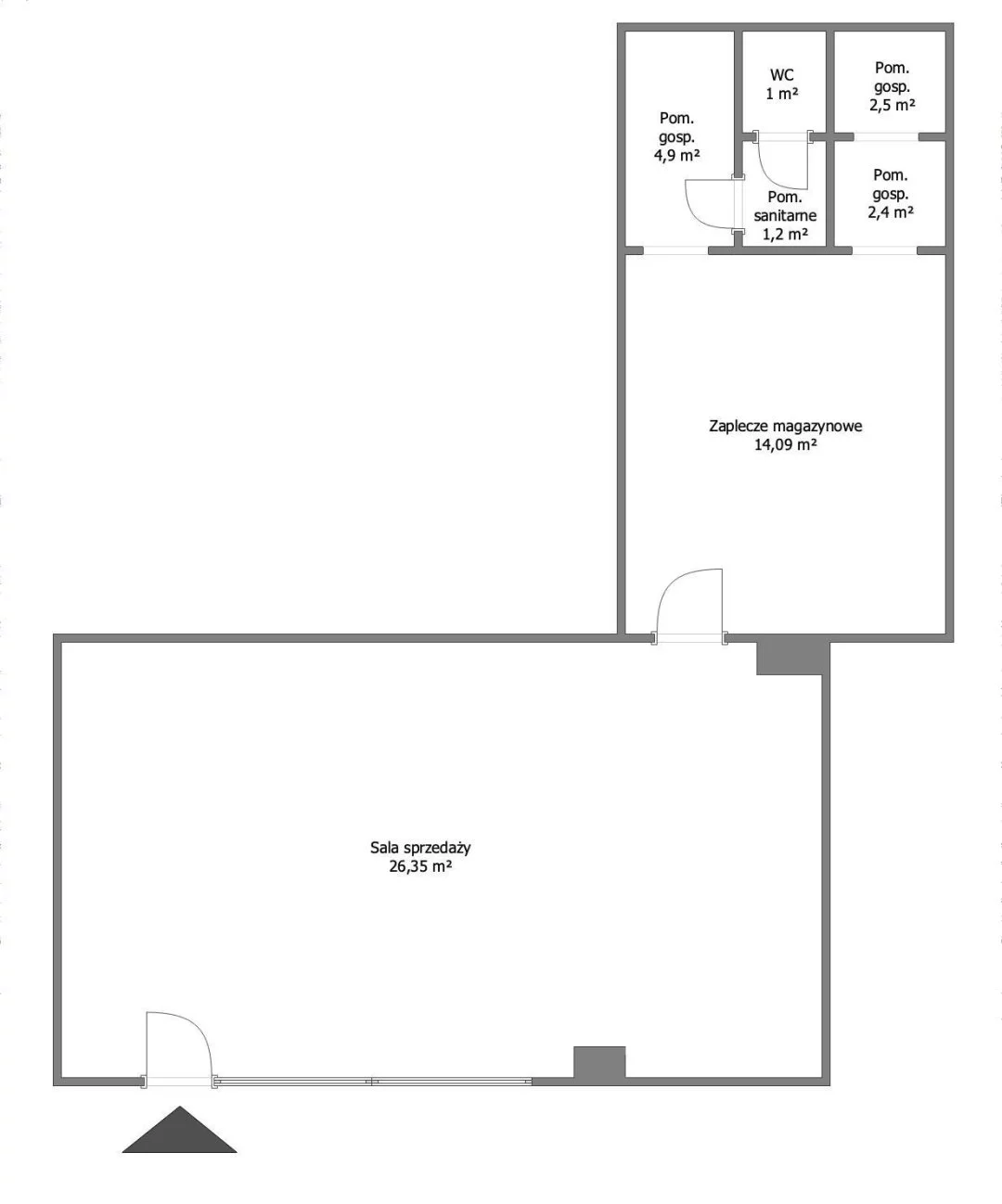 Lokal użytkowy 52,44 m², oferta nr , GRS-LW-2903, Słupsk, Andersa