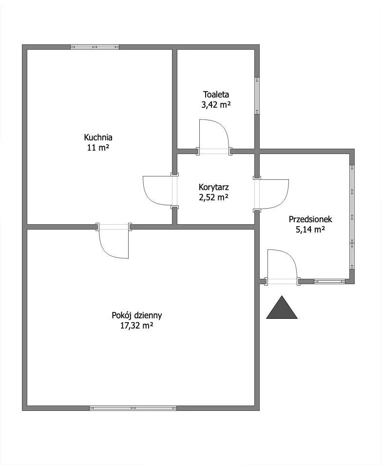 1 pokój, mieszkanie 39,40 m², parter, oferta nr , GRS-MS-2986, Główczyce