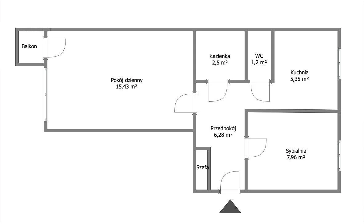 2 pokoje, mieszkanie 38,72 m², piętro 10, oferta nr , GRS-MS-2683, Słupsk, Batorego