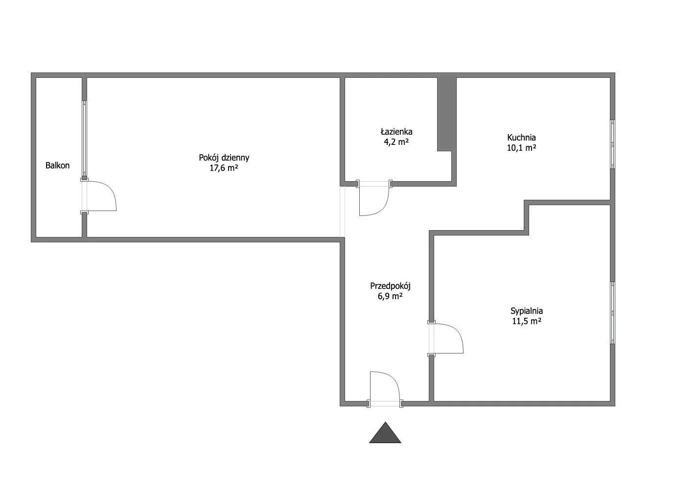 2 pokoje, mieszkanie 50,30 m², parter, oferta nr , GRS-MS-2725, Słupsk, Drewniana