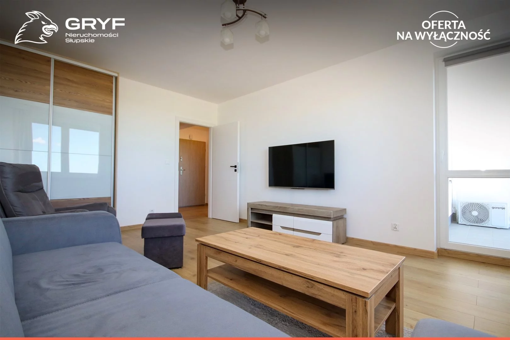 Mieszkanie dwupokojowe 44,08 m², Słupsk, Dywizjonu 303, Sprzedaż