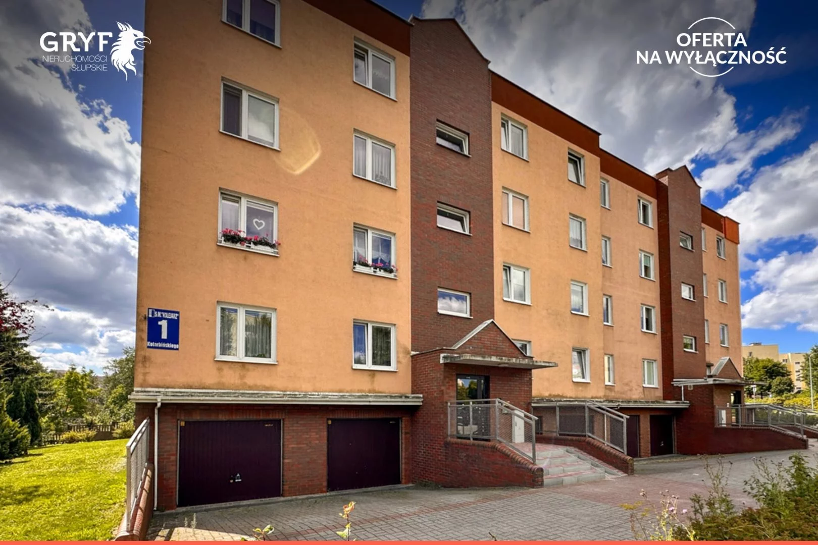 Mieszkanie 51,70 m², piętro 3, oferta nr , GRS-MS-2284, Słupsk, Kotarbińskiego