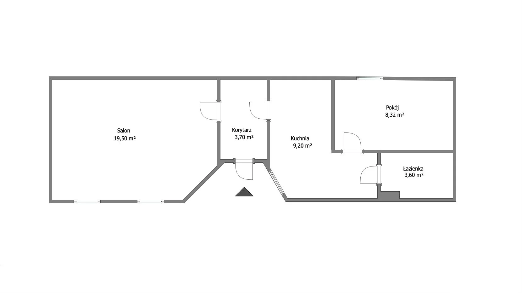 2 pokoje, mieszkanie 44,32 m², parter, oferta nr , GRS-MS-2892, Słupsk, Marii Skłodowskiej-Curie