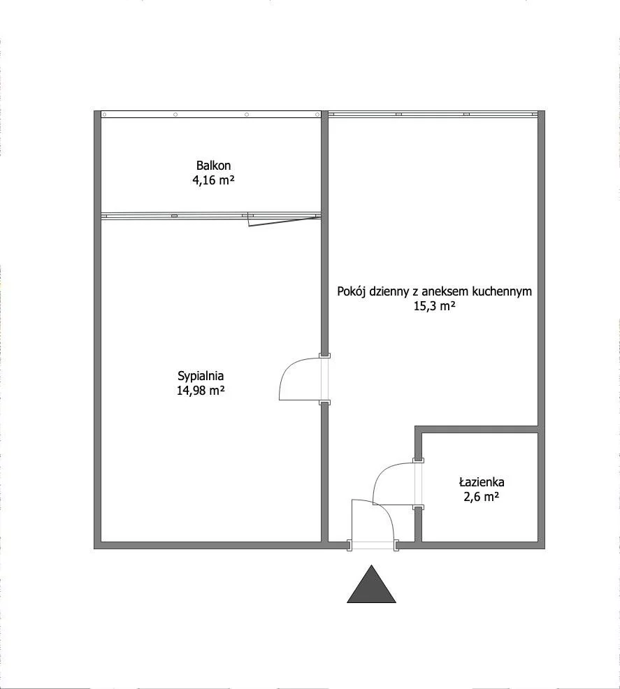 2 pokoje, mieszkanie 32,88 m², piętro 1, oferta nr , GRS-MS-3014, Ustka, Plażowa