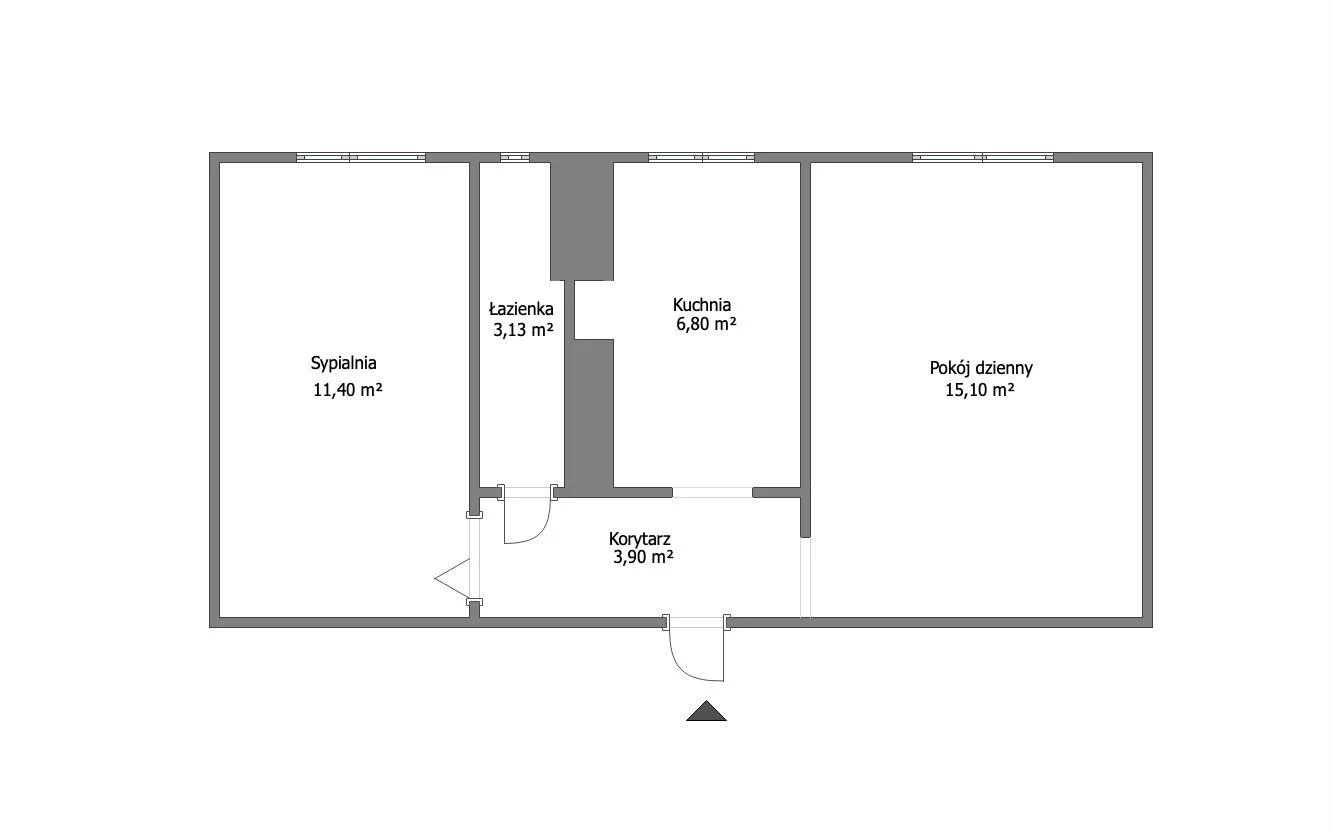 2 pokoje, mieszkanie 40,33 m², parter, oferta nr , GRS-MS-2803, Słupsk