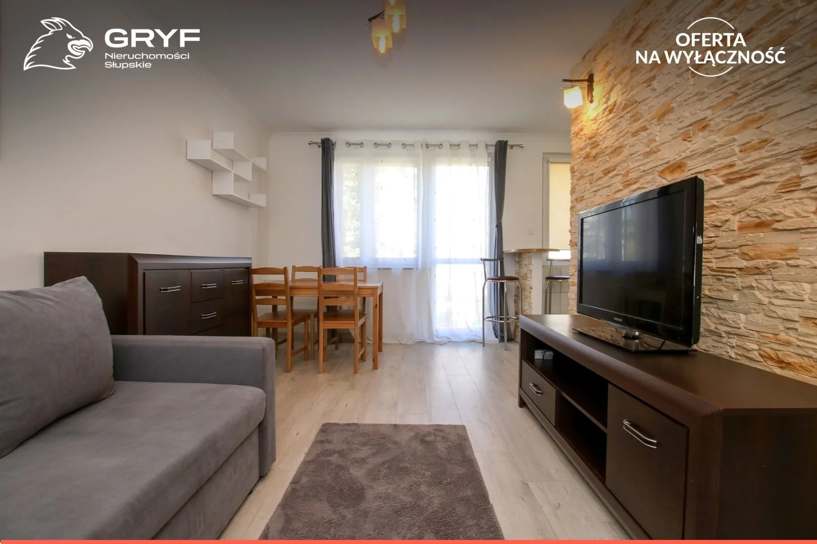 Mieszkanie dwupokojowe 37,40 m², Słupsk, Wynajem