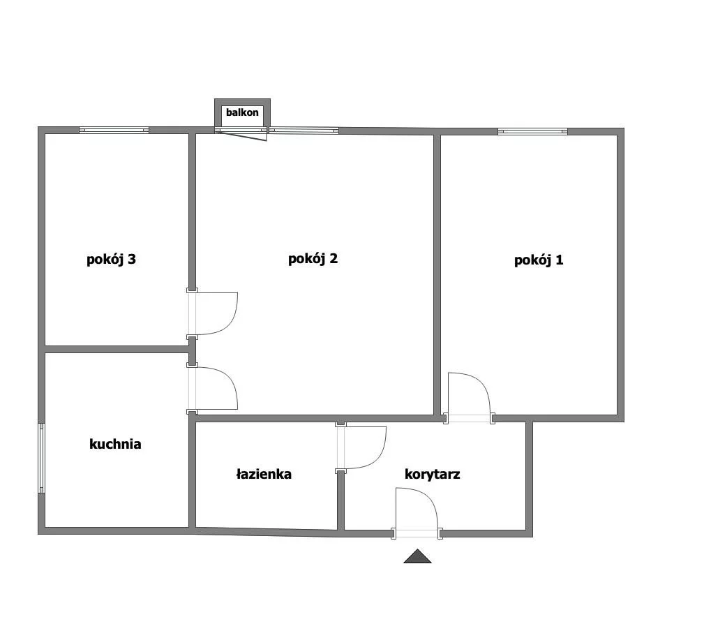 3 pokoje, mieszkanie 44,60 m², piętro 3, oferta nr , GRS-MS-2985, Ustka, Bałtycka