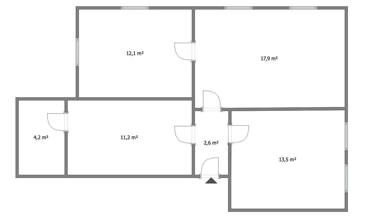 3 pokoje, mieszkanie 62,15 m², piętro 1, oferta nr , GRS-MS-2983, Miastko