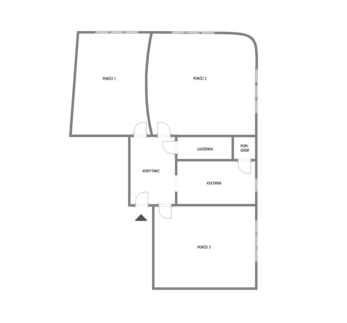 3 pokoje, mieszkanie 89,03 m², piętro 2, oferta nr , GRS-MS-2897, Słupsk, Przemysłowa