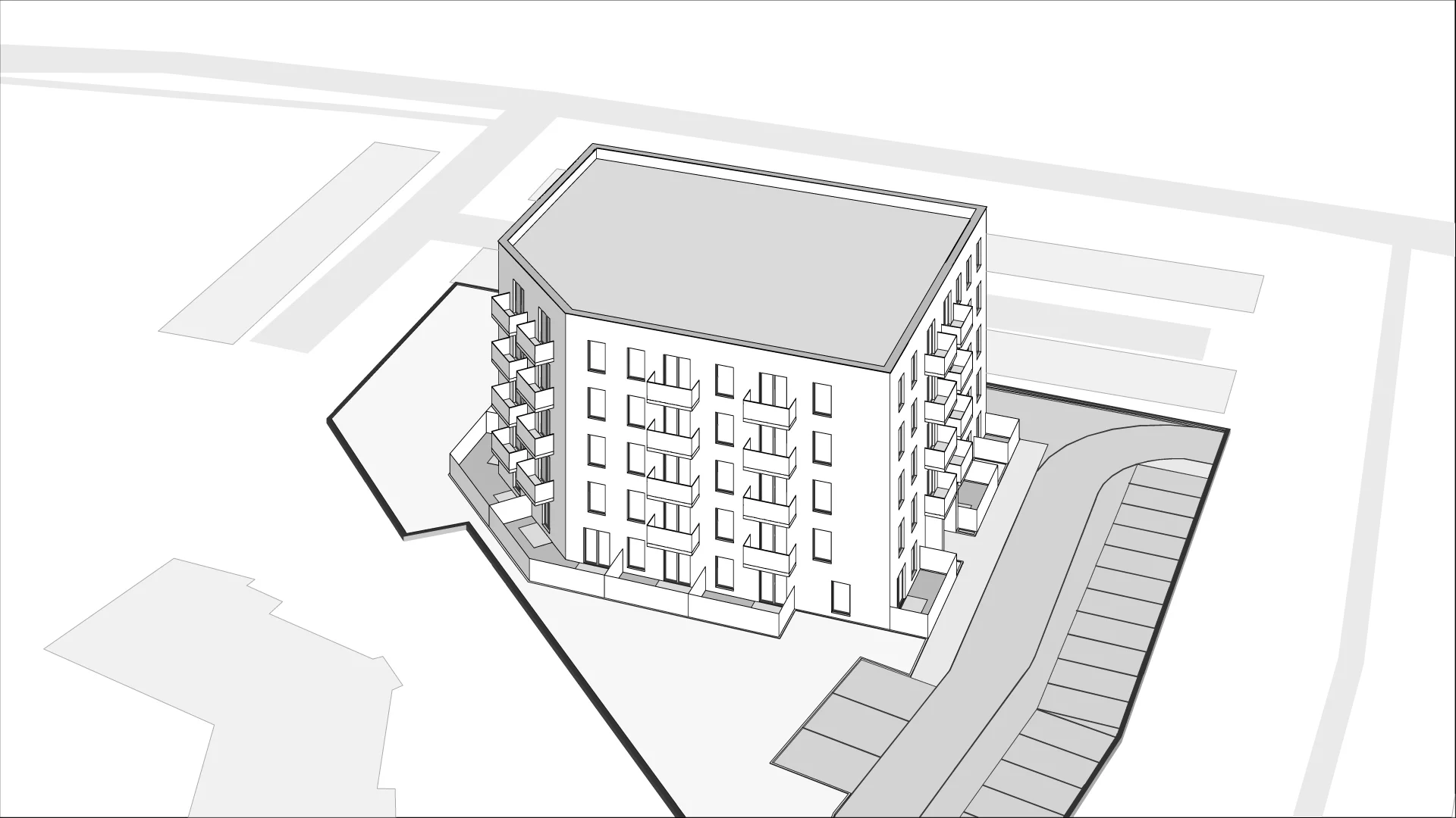 Wirtualna makieta 3D mieszkania 42.27 m², M31