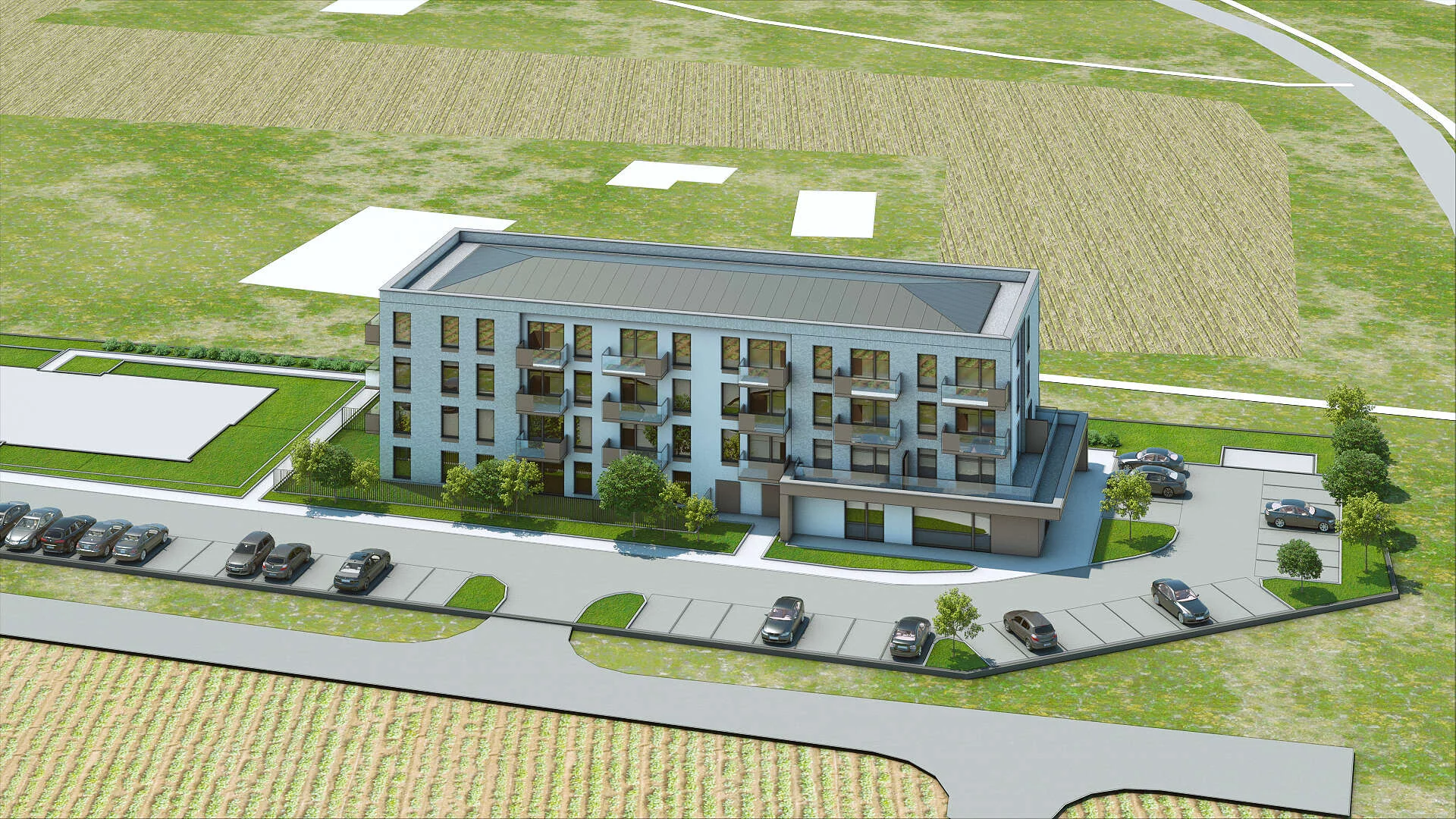 Wirtualna makieta 3D mieszkania 30.24 m², B.4.5