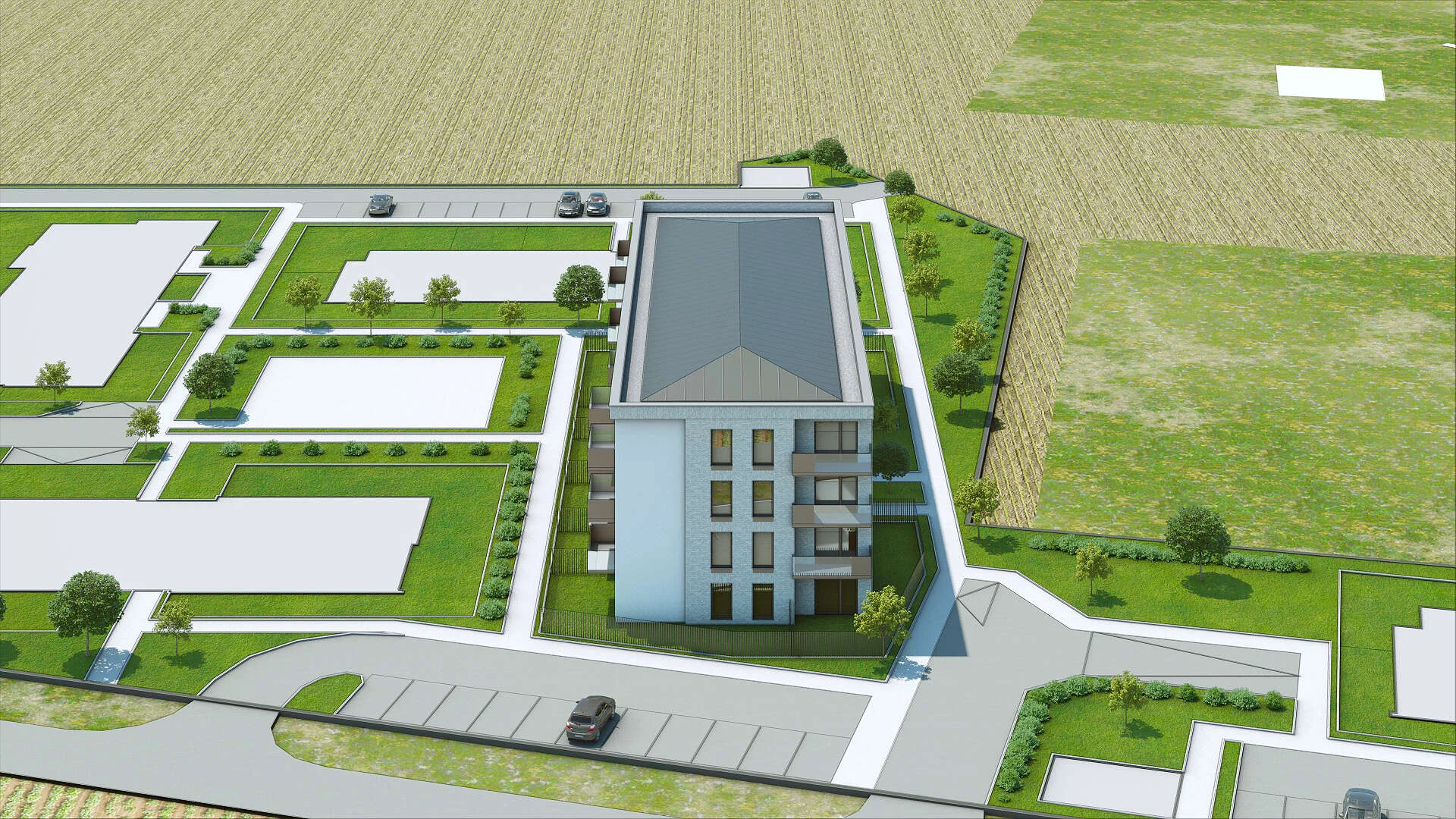 Wirtualna makieta 3D mieszkania 64.62 m², C.1.1